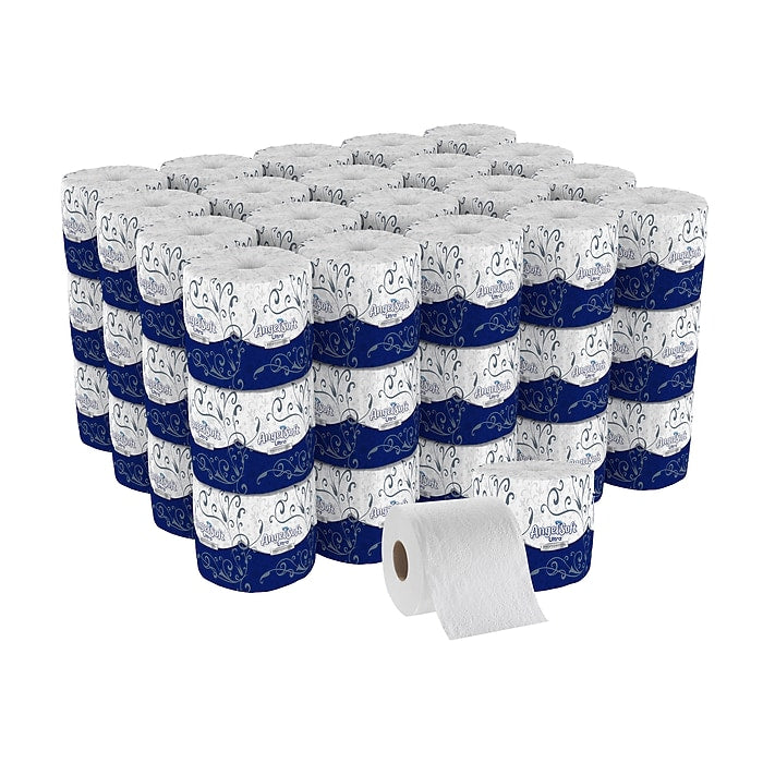 Angel Soft Ultra Professional Series Toilet Paper, 2-ply, White, 400 Sheets/Roll, 60 Rolls/Carton
