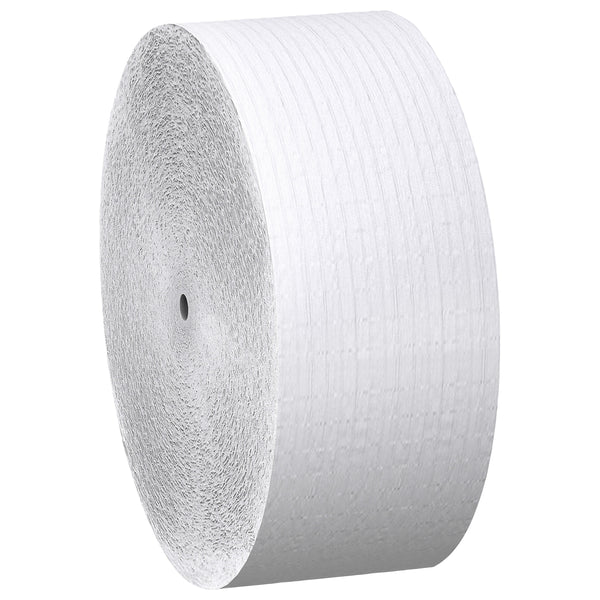 Scott Essential Recycled Jumbo Coreless Toilet Paper, 1-ply, White, 2,300 ft./Roll, 12 Rolls/Carton
