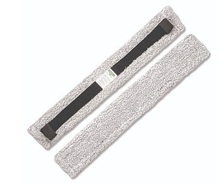 Unger Visaversa Pro Microfiber Replacement Pad, 10" Light Gray, 10/Carton