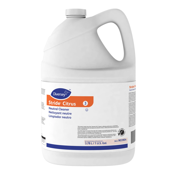 Stride Citrus Neutral CLR 4x1gal Ca,us