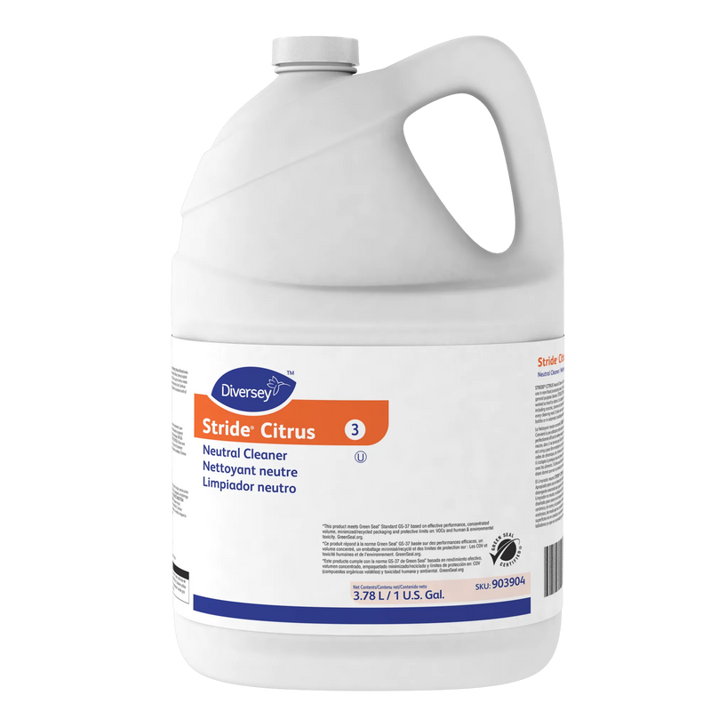 Stride Citrus Neutral CLR 4x1gal Ca,us