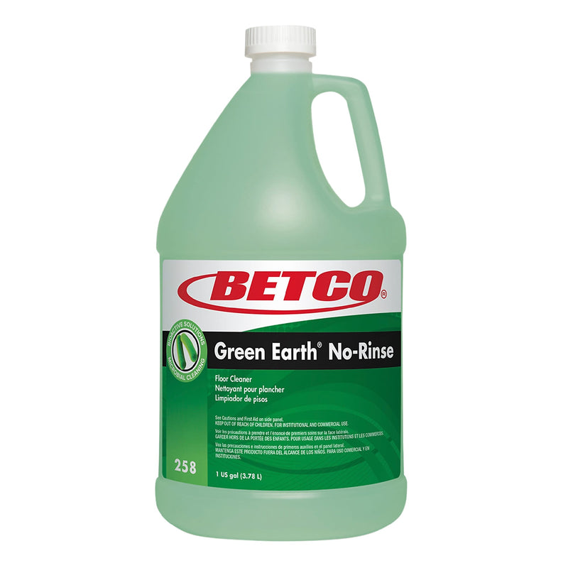 Betco No-Rinse Floor Cleaner, Rain Fresh, 128 Oz., 4/Carton