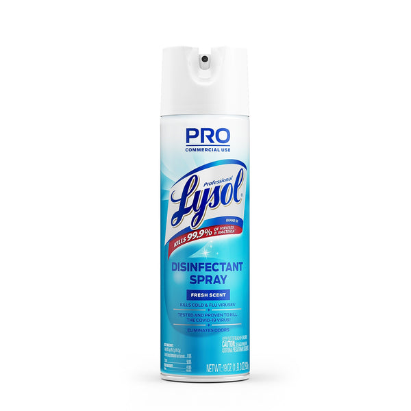 Lysol Professional Disinfectant Spray, Fresh Scent, 19 oz.