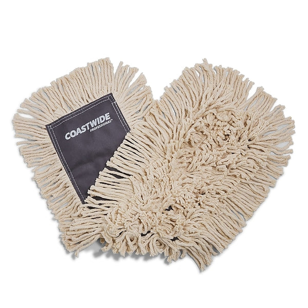 Coastwide Professional Cut-End Cotton Dust Mop Head, 24", White