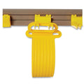 Rubbermaid Closet Organizer Tool Holder, 34"W x 3.25"D x 4.25"H, Gray