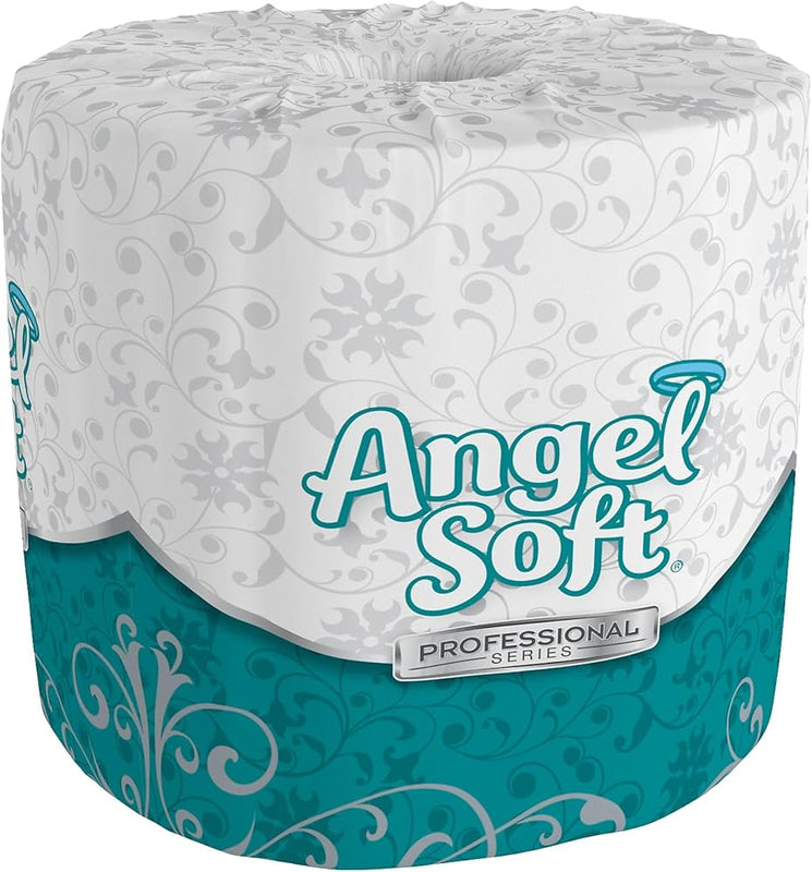 Angel Soft Professional Series Bath Tissue White 2 Ply 40 Rolls Case 450 Sheets Roll 16840 (16840)