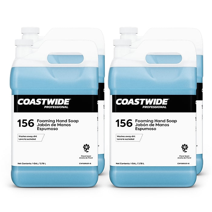Coastwide Professional 156 Foaming Hand Soap, Floral, 1 Gallon, 4/Carton