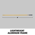 Rubbermaid Hygen 58" Aluminum Wet Mop Handle, Yellow
