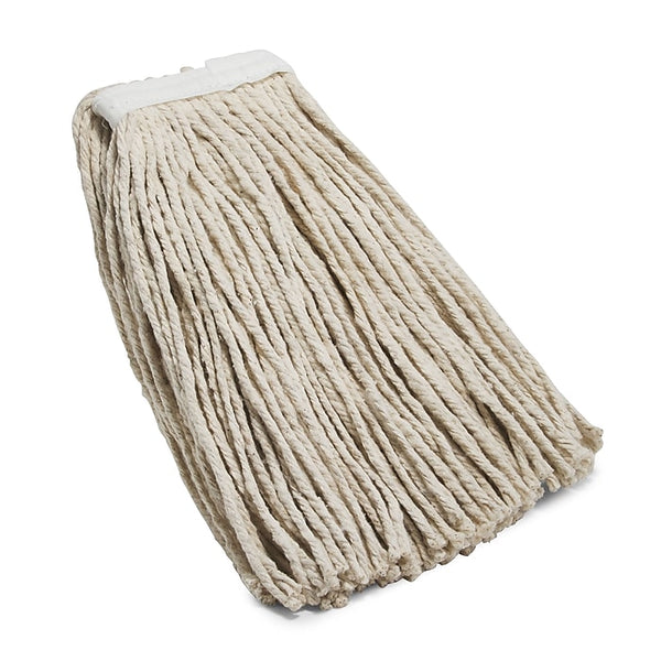 Coastwide Professional Cut-End Wet Mop Head, #20, Cotton, 1" Headband, White