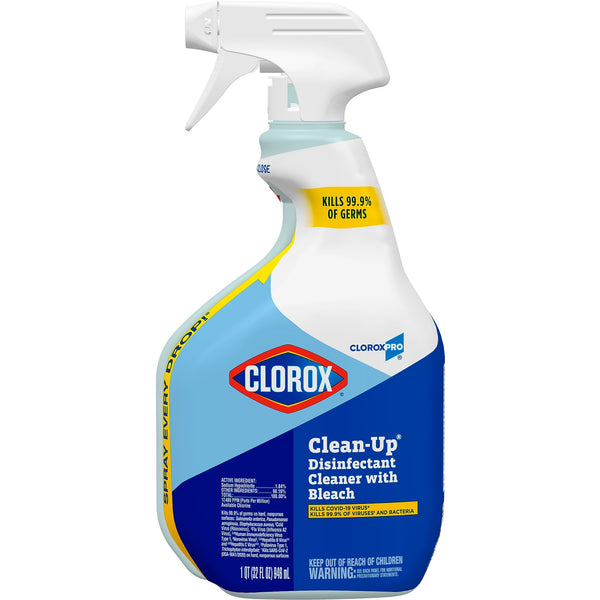 CloroxPro Clorox Clean-Up Disinfectant Cleaner with Bleach Spray, Original Scent, 32 oz.