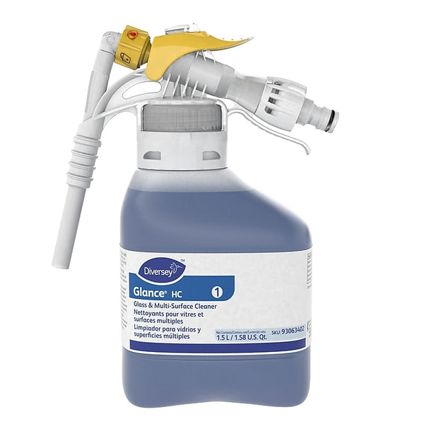Glance HC Glass & Multi-Surface Cleaner Ammonia 50.7 oz 2/Carton