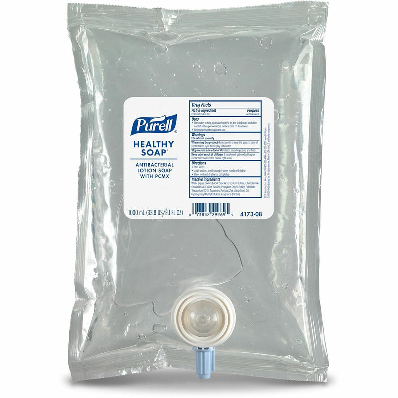 GOJO Healthy Soap Antibacterial Liquid Foaming Soap Refill for CS2 Dispenser, 1000 ml.