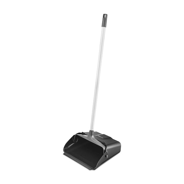 Coastwide Professional Heavy Duty Plastic Upright Dustpan, Black