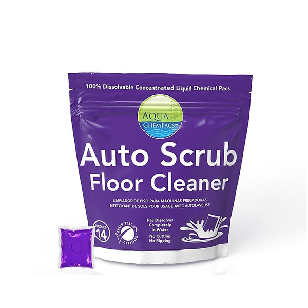Aqua-Chempacs Auto Scrub Floor Cleaner Lavender Scent 20 Pacs/Bag