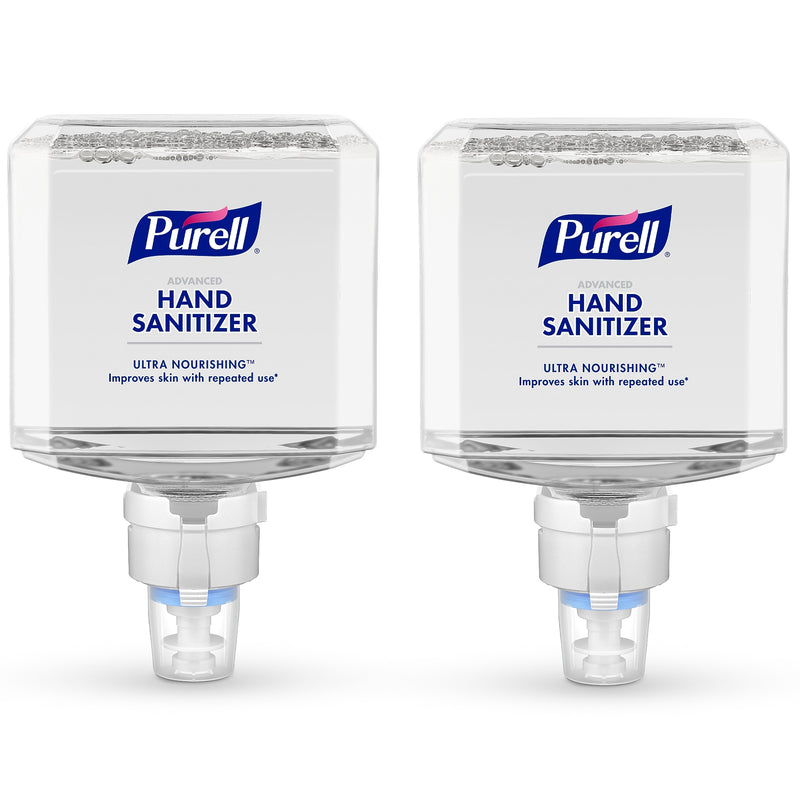 PURELL Healthcare Advanced ULTRA NOURISHING Foaming Hand Sanitizer Refill for ES8 Dispenser, 1200 mL., 2/Carton
