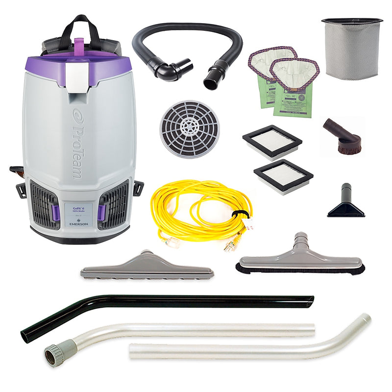 ProTeam GoFit 6 Backpack Vacuum with Remediation Tool Kit