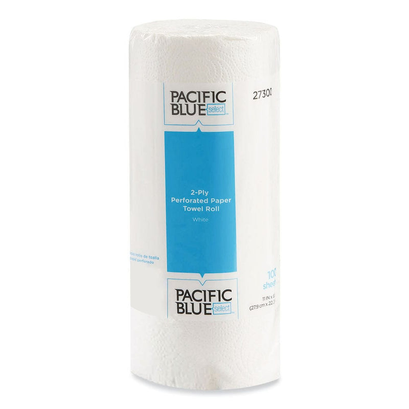 Pacific Blue Select Paper Towels 2 Ply 100 Sheets Roll 30 Rolls Pack (27300)