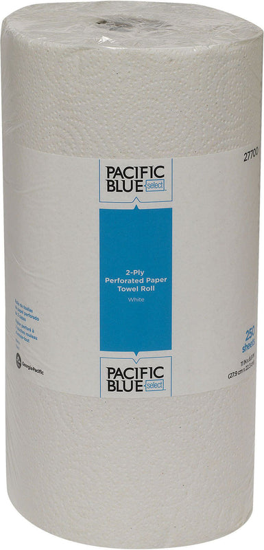 Pacific Blue Select Jumbo Paper Towels 2 Ply 250 Sheets Roll 12 Rolls Pack (27700)