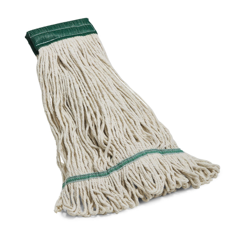 Coastwide Professional Looped-End Wet Mop Head, Medium, Cotton, 5" Headband, White