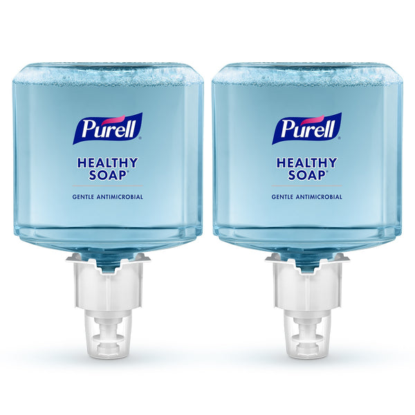 PURELL Healthy Soap Antibacterial Liquid Hand Soap Refill for ES6 Dispenser, Light Scent, 1200 ml, 2/Carton