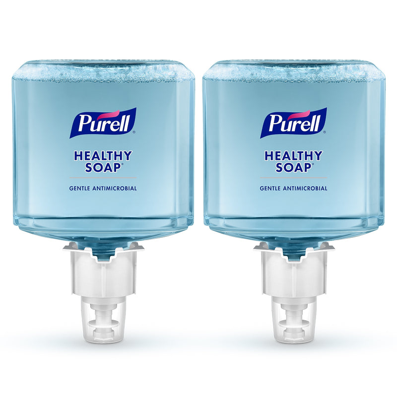 PURELL Healthy Soap Antibacterial Liquid Hand Soap Refill for ES6 Dispenser, Light Scent, 1200 ml, 2/Carton