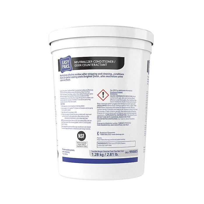 Easy Paks Neutralizer/Conditioner Powder-To-Liquid Deodorizer, 90/Pack