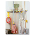 Rubbermaid Closet Organizer Tool Holder, 34"W x 3.25"D x 4.25"H, Gray
