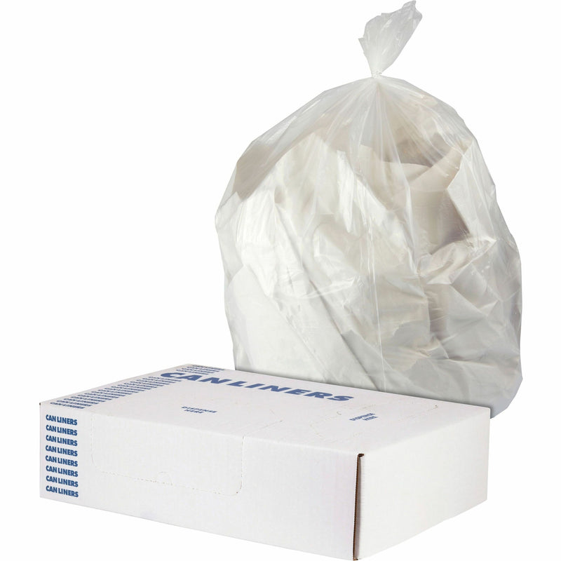 Heritage Linear Low Density 45 Gallon Trash Bag, 2 Mil., Clear