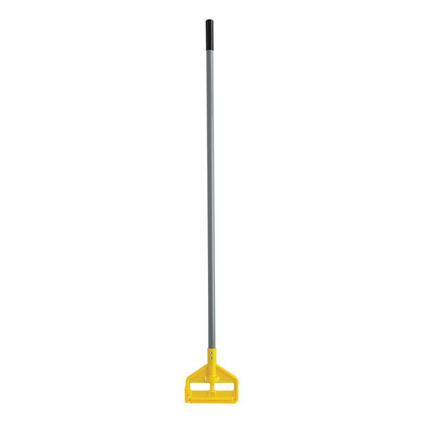 Rubbermaid 54" Fiberglass Wet Mop Handle, Gray/Yellow