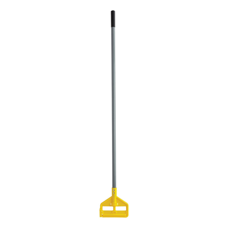 Rubbermaid 54" Fiberglass Wet Mop Handle, Gray/Yellow