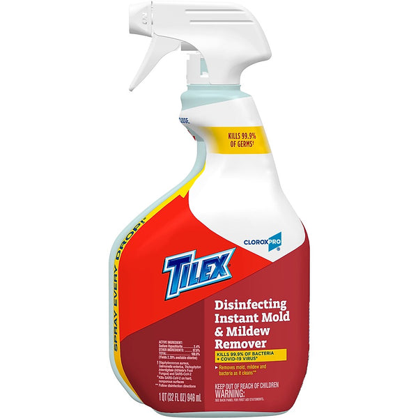 CloroxPro Tilex Disinfecting Instant Mold and Mildew Remover Spray, 32 oz. (35600)