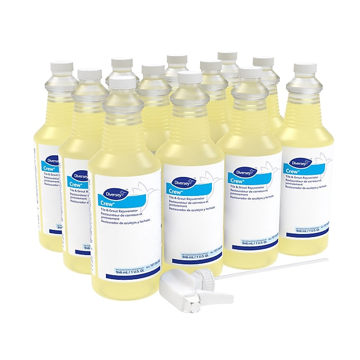 Diversey Crew Tile & Grout Rejuvenator Chlorine Scent 32 oz 12/Carton
