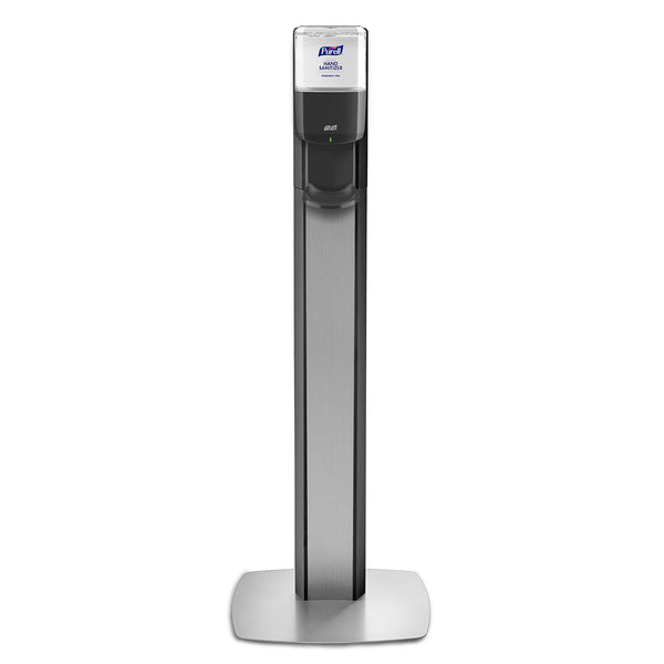 Purell Messenger ES 8 Automatic Floor Stand Hand Sanitizer Dispenser, Silver/Graphite