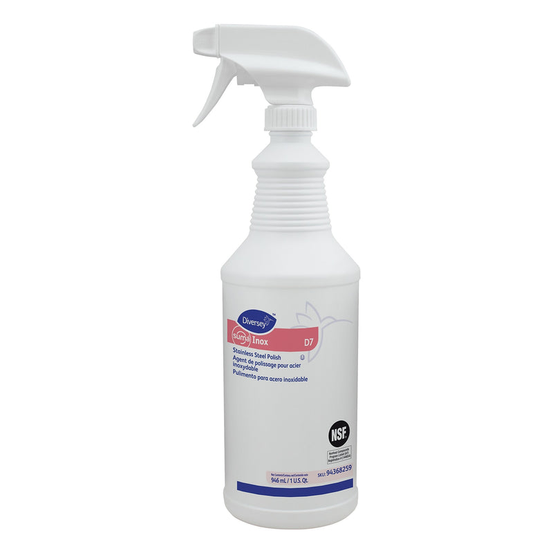 SUMA Inox D7 Stainless Steel and Metal Cleaner, Hydrocarbon Scent, 32 oz.