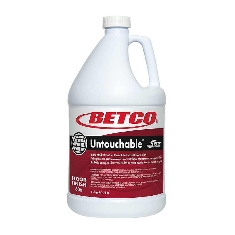 Betco Untouchable Floor Finish with SRT, 1 Gal Bottle, 4/Carton