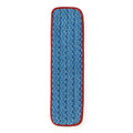 Rubbermaid Hygen Microfiber 18.5" Wet Mop Pad, Red,12/Carton
