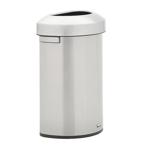 Rubbermaid Refine Stainless Steel Open-Top Trash Can