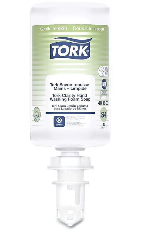 Tork Clarity Hand Soap Refill, Unscented, 1 L, 6/Carton
