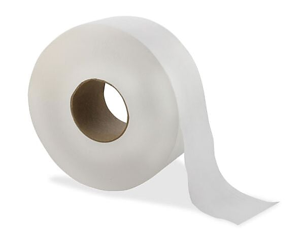 Livi Bath Tissue, Jumbo, 2 Ply, White, 1000 ft/Roll, 12 Rolls/Carton