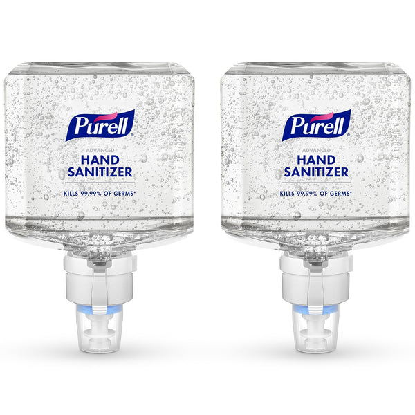 PURELL Advanced 70% Alcohol Gel Hand Sanitizer Refill for ES8 Dispenser, 1200 mL, 2/Carton