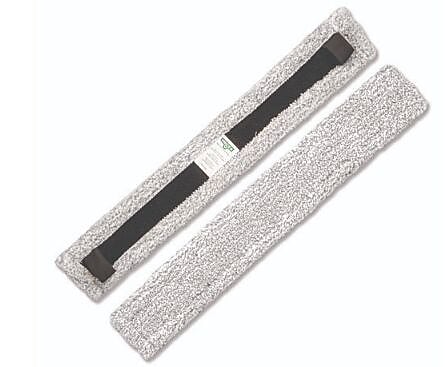 Unger Visaversa Pro Microfiber Replacement Pad, 14", Light Gray, 10/Carton