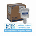 Commercial Dispensing Pacific Blue Ultra Manual Foaming Hand Sanitizer Dispenser Refills 33 8 oz 4 Carton (43335)