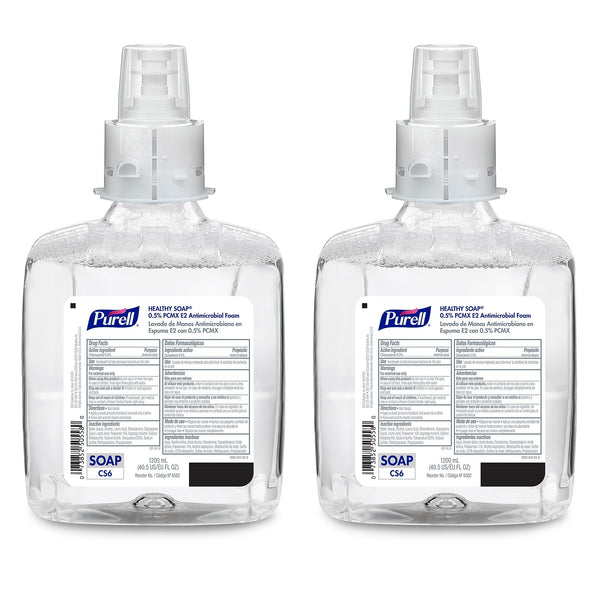 PURELL Healthy Soap Foaming Hand Soap Refill for CS6 Dispenser, 1200 ml, 2/Carton