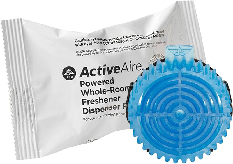 ActiveAire Powered Whole Room Solid Air Freshener Refills Coastal Breeze 1 57 oz 12 Carton (48280)