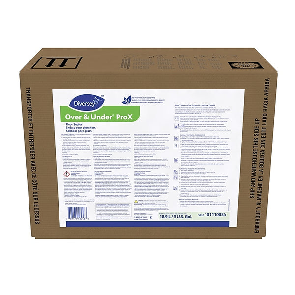 Over & Under ProX Floor Finish, Unscented, 640 oz.