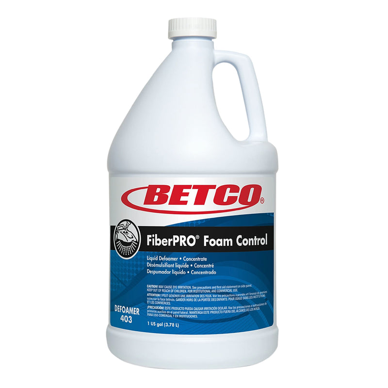 Betco FiberPRO Foam Control Carpet Liquid Defoamer, Fresh Scent, 128 oz., 4/Carton