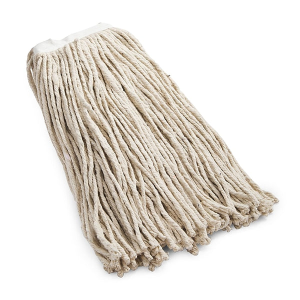 Coastwide Professional Cut-End Wet Mop Head, #24, Cotton, 1" Headband, White