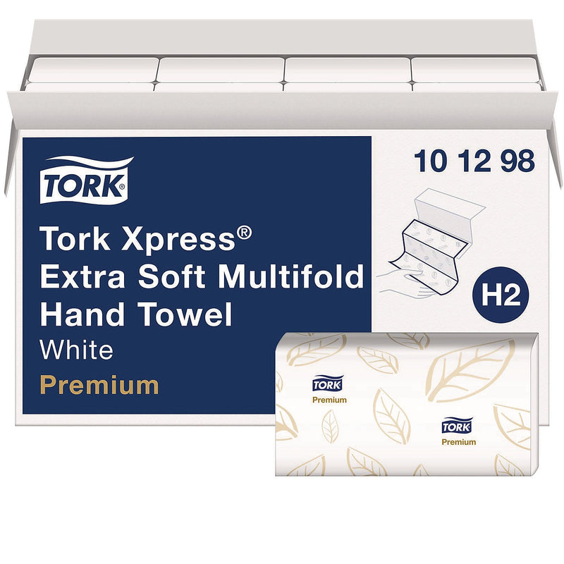Tork Xpress Extra Soft Multifold Paper Towels Refill for H2 Dispensers, 2-Ply, 94 Sheets/pack, 16 Packs/carton