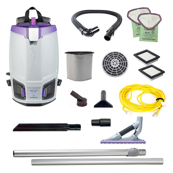 ProTeam GoFit 6 PLUS Backpack Vacuum with ProBlade Carpet Tool Kit