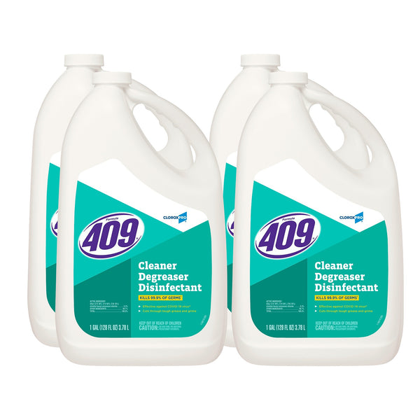 Formula 409 Commercial Solutions Cleaner Degreaser Disinfectant Refill, 128 oz., 4/Carton
